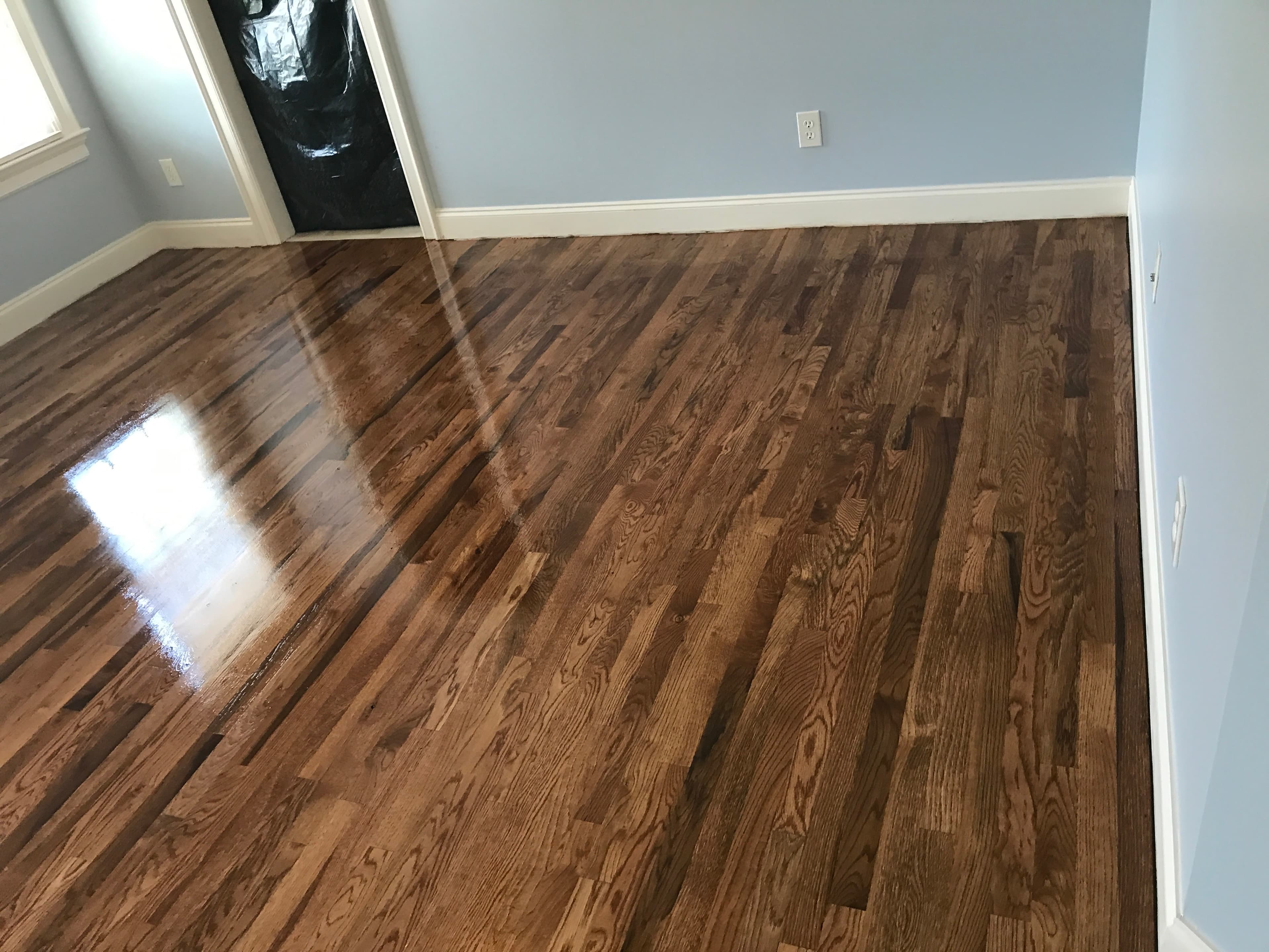 Hardwood floor screen and recoat service in Cary, NC by 12th And Oak Floor Co., Bona Certified Craftsman