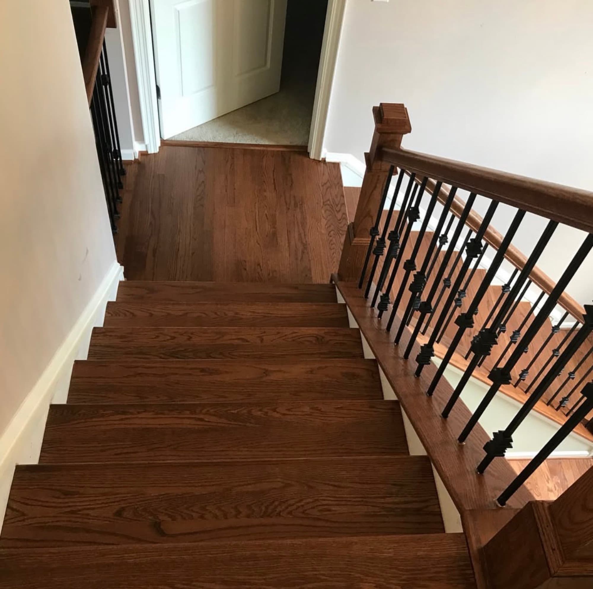 Hardwood Stair Installation - Tiffany Arthur, Triangle Area, NC